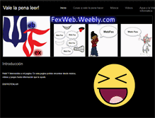 Tablet Screenshot of fexweb.weebly.com