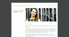 Desktop Screenshot of highbloodpressuresigns.weebly.com