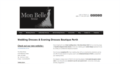 Desktop Screenshot of monbellebridal.weebly.com
