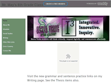 Tablet Screenshot of mrmay.weebly.com