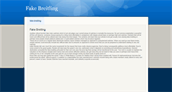 Desktop Screenshot of fakebreitling.weebly.com