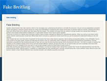 Tablet Screenshot of fakebreitling.weebly.com