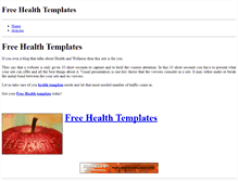Tablet Screenshot of freehealthtemplates.weebly.com