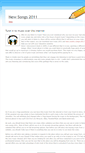 Mobile Screenshot of newsongs2011.weebly.com