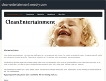 Tablet Screenshot of cleanentertainment.weebly.com