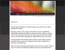 Tablet Screenshot of amirahsamiraboutique.weebly.com