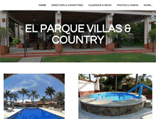 Tablet Screenshot of elparque.weebly.com