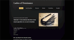 Desktop Screenshot of ladiesofdominance.weebly.com