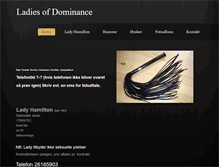 Tablet Screenshot of ladiesofdominance.weebly.com