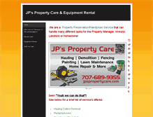 Tablet Screenshot of jpspropertycare.weebly.com