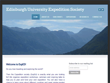 Tablet Screenshot of expedsoc.weebly.com