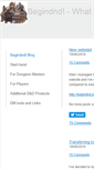 Mobile Screenshot of begindnd.weebly.com