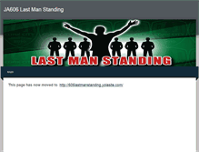 Tablet Screenshot of 606lastmanstanding.weebly.com