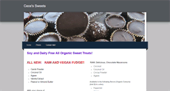 Desktop Screenshot of cecesweet.weebly.com