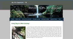 Desktop Screenshot of msbsclassroom7and8.weebly.com