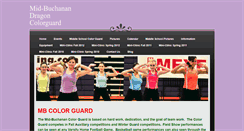Desktop Screenshot of mbcolorguard.weebly.com