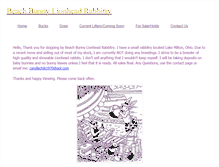 Tablet Screenshot of beachbunnyrabbitry.weebly.com