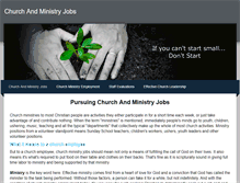 Tablet Screenshot of churchministryjobs.weebly.com