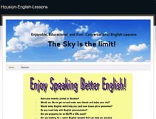 Tablet Screenshot of houston-english-lessons.weebly.com