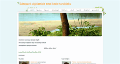 Desktop Screenshot of eestikeelekoolitus.weebly.com