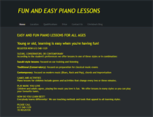 Tablet Screenshot of funandeasypianolessons.weebly.com