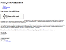 Tablet Screenshot of peacequest.weebly.com