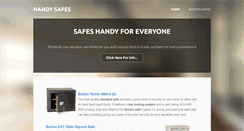 Desktop Screenshot of handysafes.weebly.com