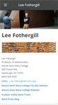 Mobile Screenshot of leefothergill.weebly.com