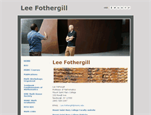Tablet Screenshot of leefothergill.weebly.com