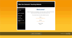 Desktop Screenshot of missvanzeeland.weebly.com