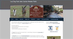 Desktop Screenshot of lutzdogpark.weebly.com