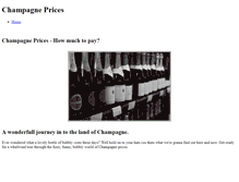 Tablet Screenshot of champagneprices.weebly.com
