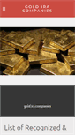 Mobile Screenshot of goldiracompaniesco.weebly.com
