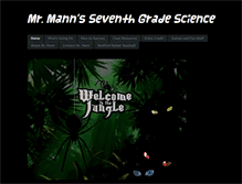 Tablet Screenshot of mannscience.weebly.com