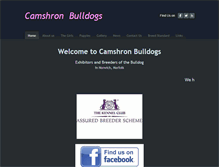 Tablet Screenshot of camshronbulldogs.weebly.com