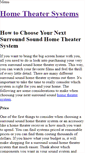 Mobile Screenshot of hometheatersystems.weebly.com