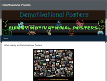 Tablet Screenshot of demotivators.weebly.com