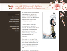 Tablet Screenshot of nailsrjewelsnottools.weebly.com