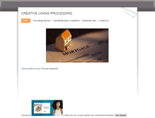 Tablet Screenshot of creativeloans.weebly.com