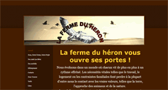 Desktop Screenshot of lafermeduheron.weebly.com