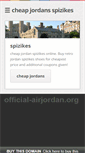 Mobile Screenshot of cheapjordanspizikes.weebly.com