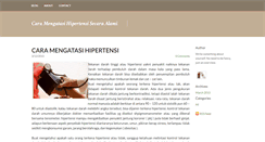 Desktop Screenshot of caramengatasihipertensi.weebly.com