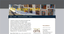 Desktop Screenshot of escapeartists.weebly.com