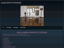 Tablet Screenshot of exquisitefinishes.weebly.com