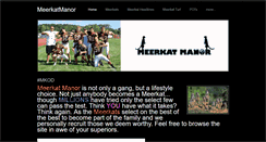 Desktop Screenshot of meerkatmanor.weebly.com