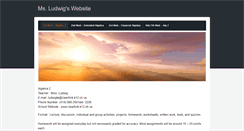 Desktop Screenshot of mstaraludwig.weebly.com