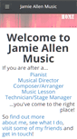 Mobile Screenshot of jamieallenmusic.weebly.com