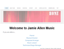 Tablet Screenshot of jamieallenmusic.weebly.com