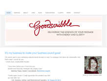 Tablet Screenshot of goodscribble.weebly.com