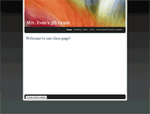 Tablet Screenshot of mrsevans.weebly.com